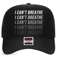 I Can't Breathe Fading Word Print Hat thumb 0
