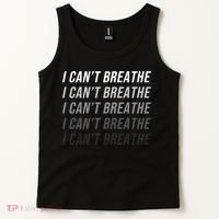 I Can't Breathe Fading Word Print Tank Top thumb 2