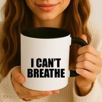 I Can't Breathe George Floyd Black Lives Matter Coffee Mug thumb 3