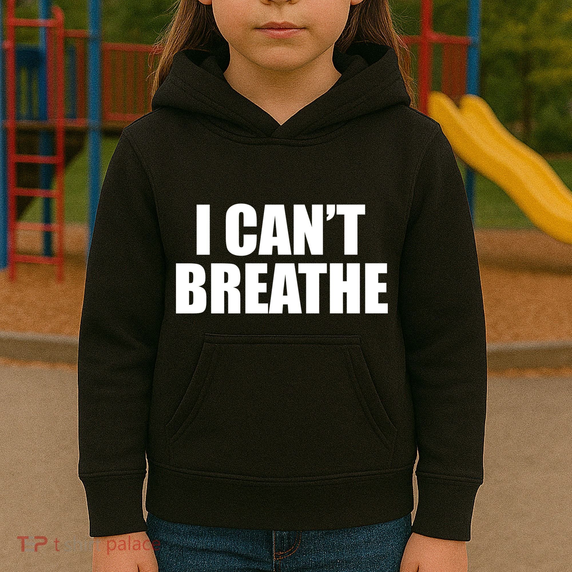 I Can't Breathe George Floyd Black Lives Matter Kids Hoodie