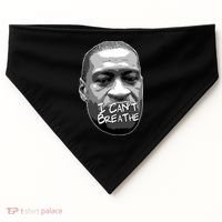 I Can't Breathe George Floyd BLM USA-Made Doggie Bandana thumb 0