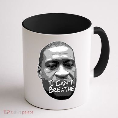 I Can't Breathe George Floyd BLM Coffee Mug back