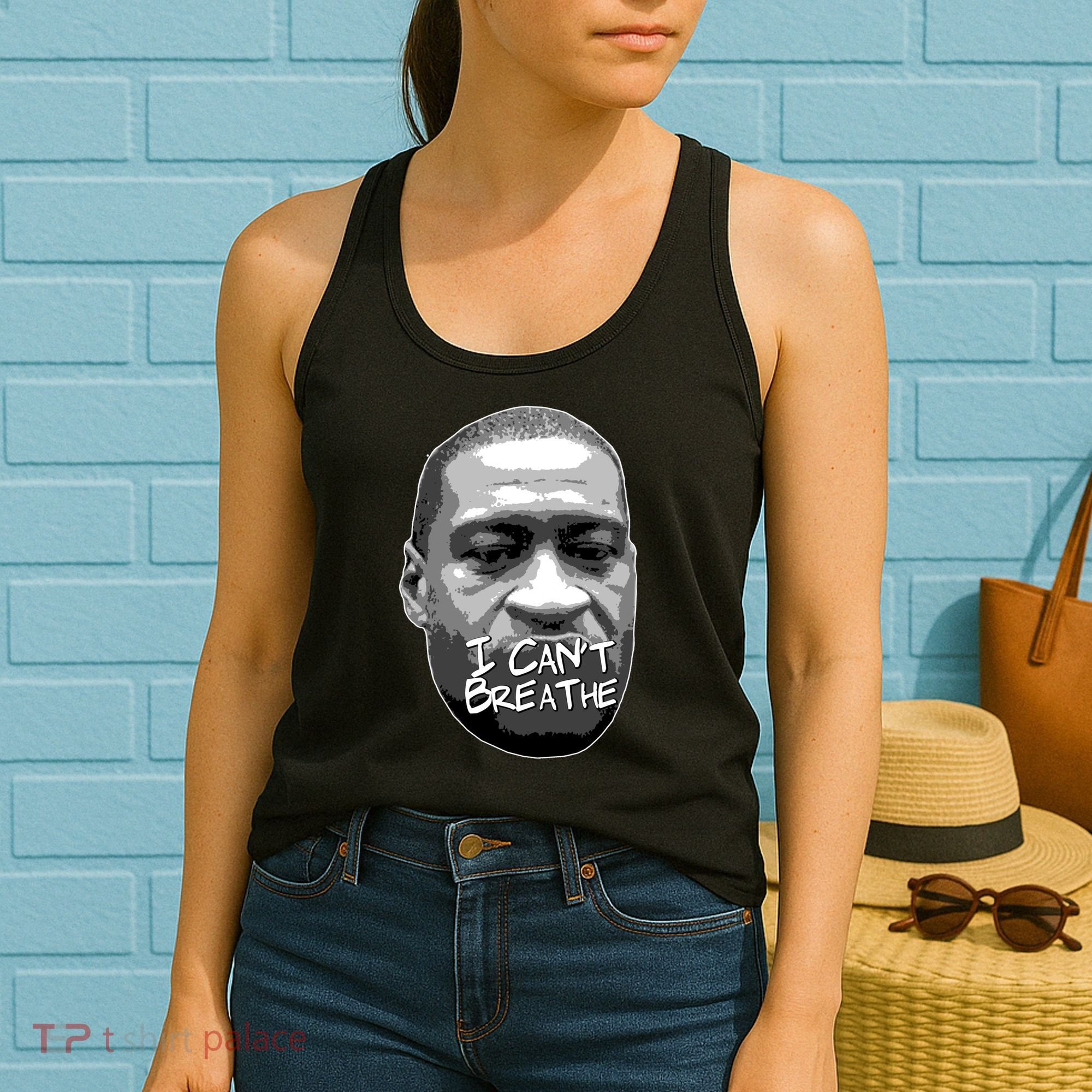 I Can't Breathe George Floyd BLM Women's Tank Top