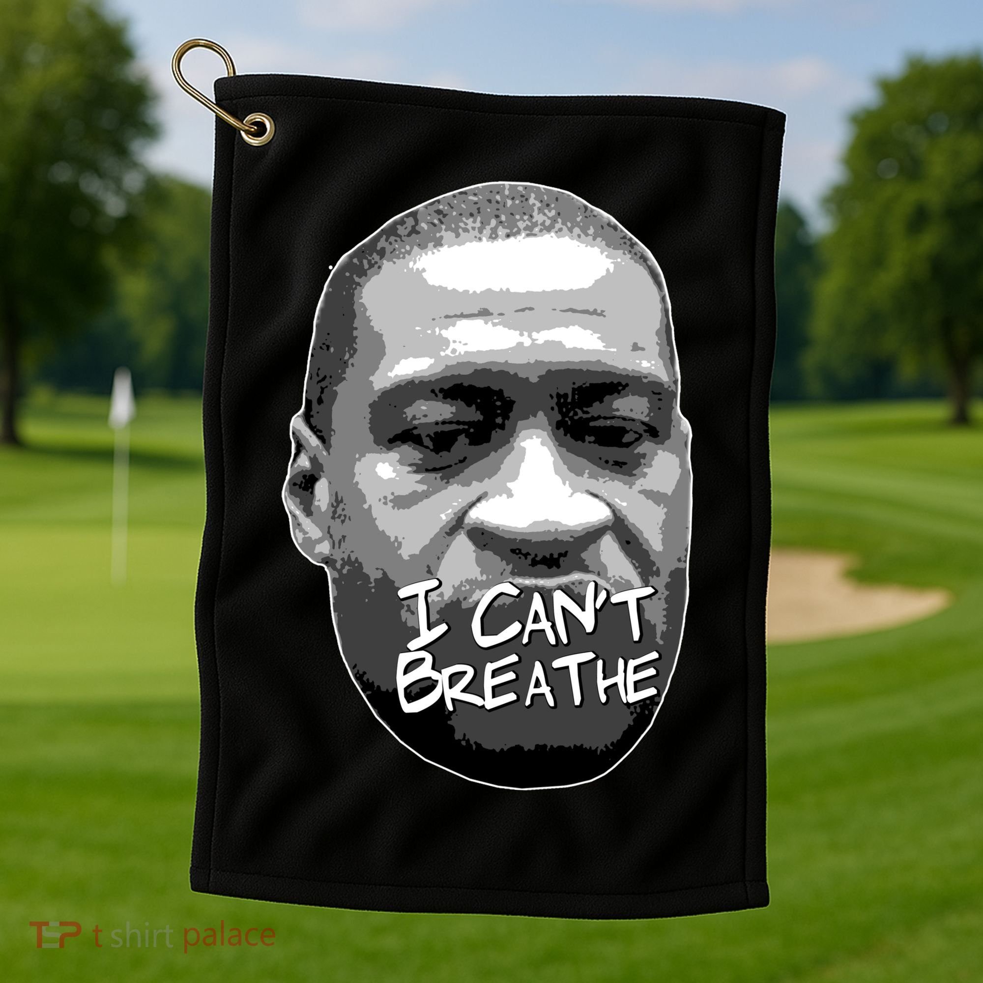 I Can't Breathe George Floyd BLM Golf Towel