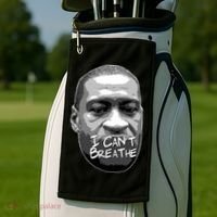 I Can't Breathe George Floyd BLM Golf Towel thumb 2