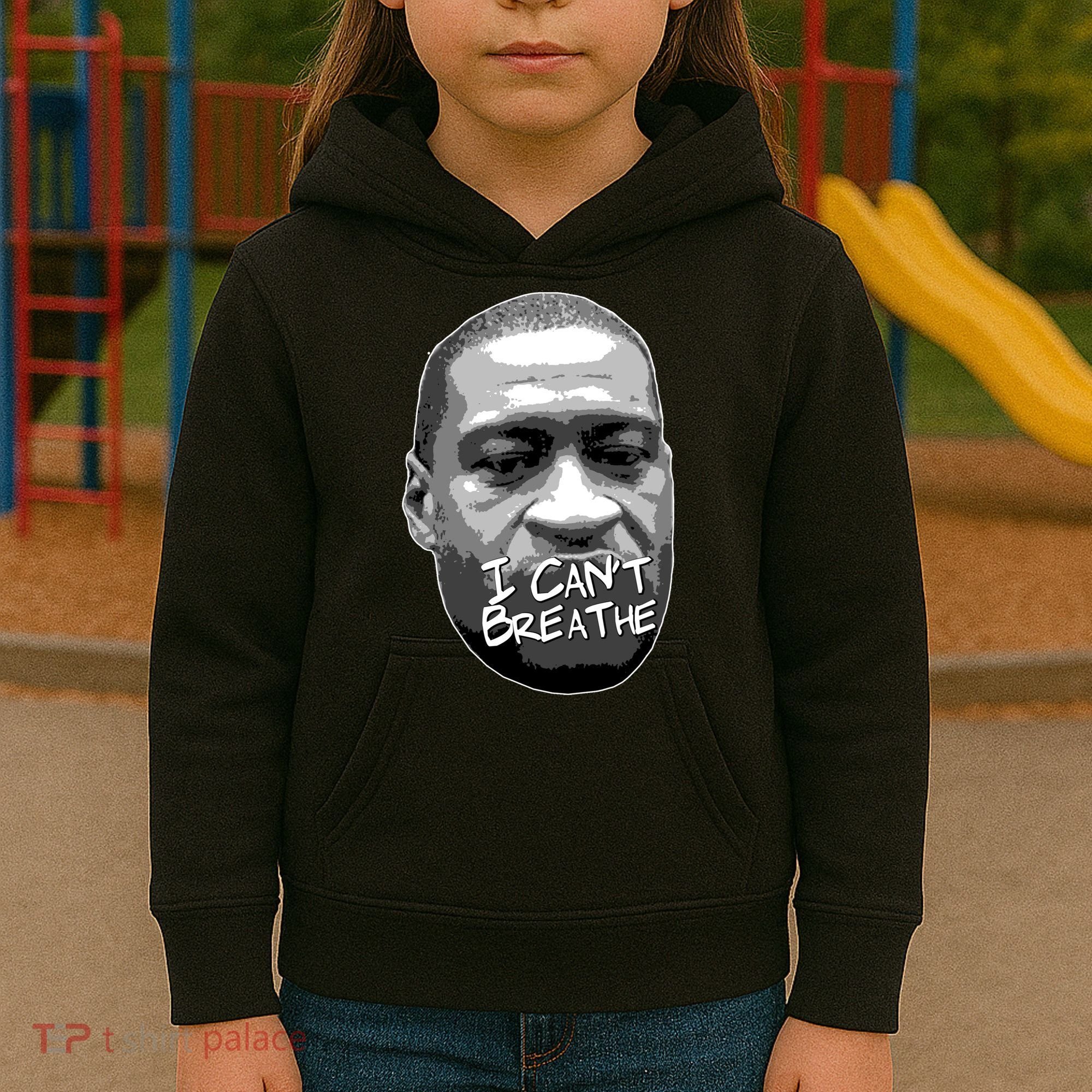 I Can't Breathe George Floyd BLM Kids Hoodie