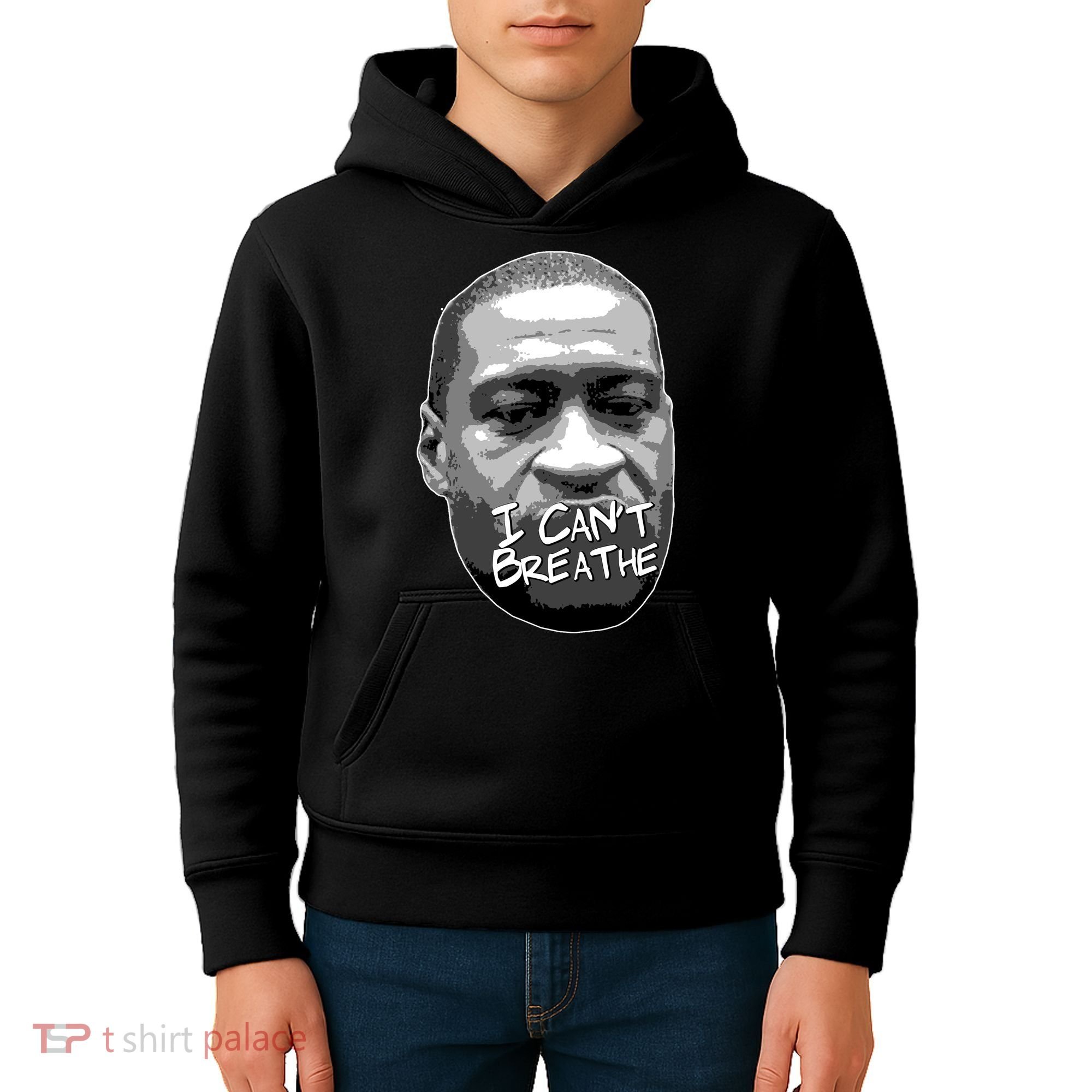 I Can't Breathe George Floyd BLM Kids Hoodie