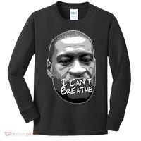 I Can't Breathe George Floyd BLM Kids Long Sleeve Shirt thumb 0