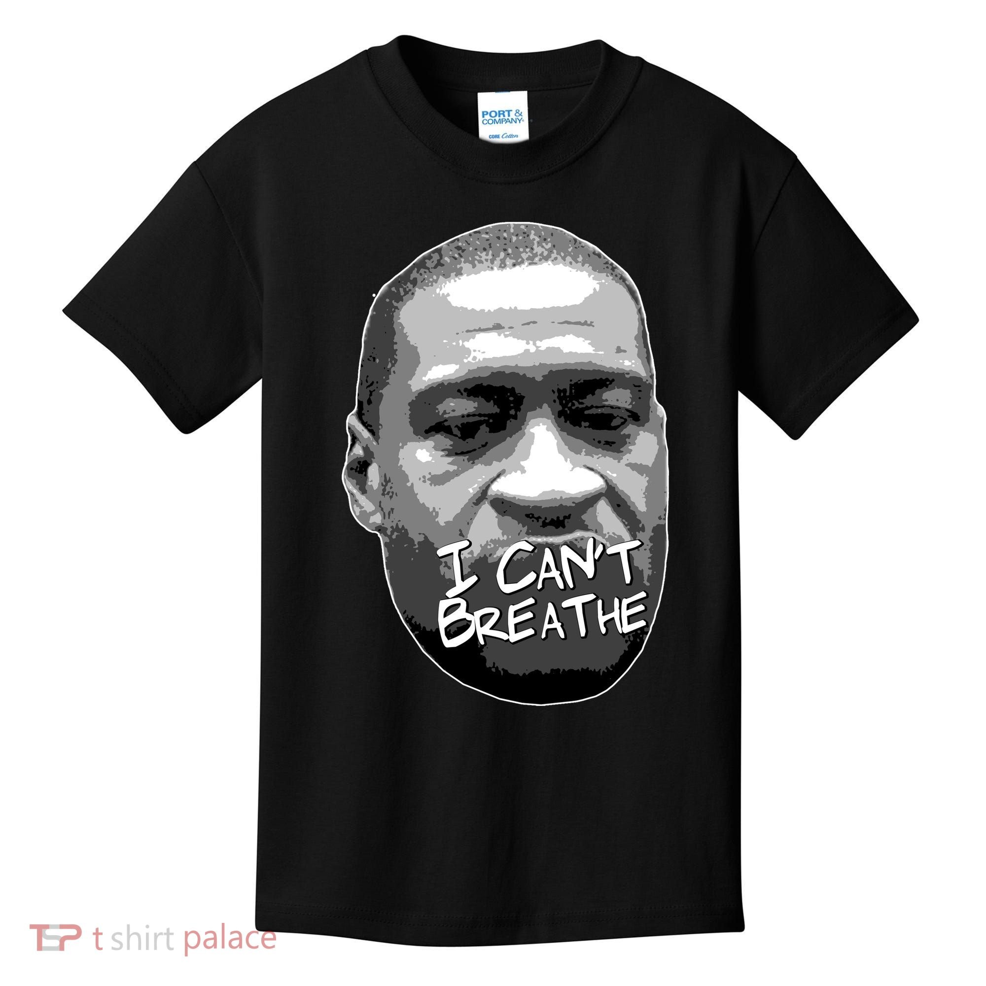 I Can't Breathe George Floyd BLM Kids T-Shirt
