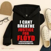 I Can't Breathe Justice For Floyd Hoodie thumb 4