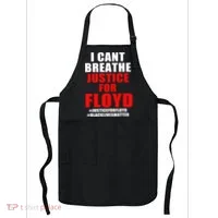 I Can't Breathe Justice For Floyd Apron thumb 0