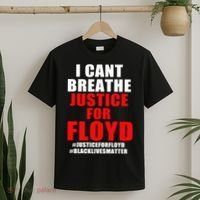 I Can't Breathe Justice For Floyd T-Shirt thumb 2