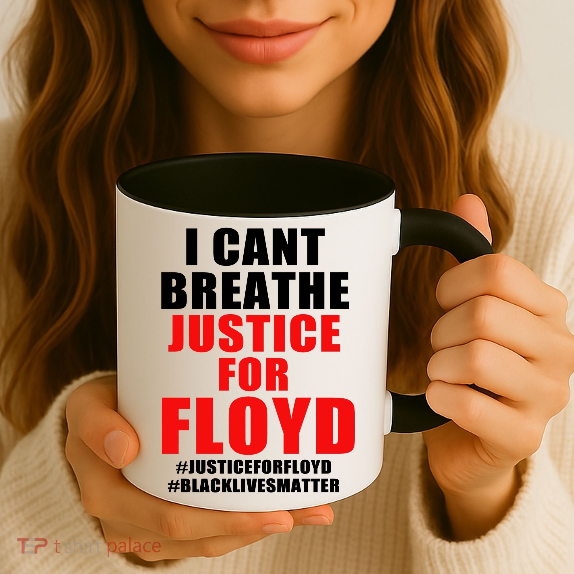 I Can't Breathe Justice For Floyd Coffee Mug