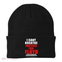 I Can't Breathe Justice For Floyd Beanie thumb 0