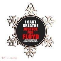 I Can't Breathe Justice For Floyd Ornament thumb 0