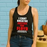I Can't Breathe Justice For Floyd Women's Tank Top thumb 2