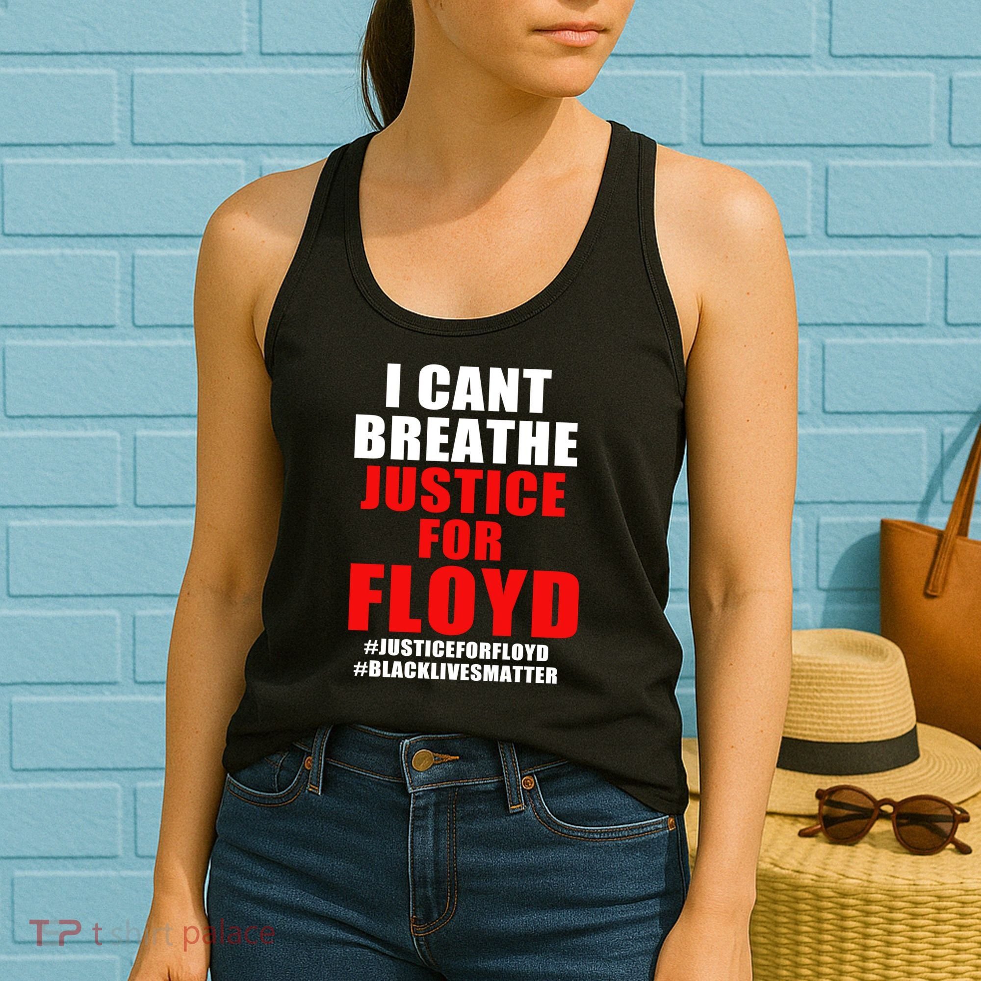I Can't Breathe Justice For Floyd Women's Tank Top