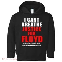 I Can't Breathe Justice For Floyd Toddler Hoodie thumb 0