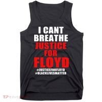 I Can't Breathe Justice For Floyd Tank Top thumb 0