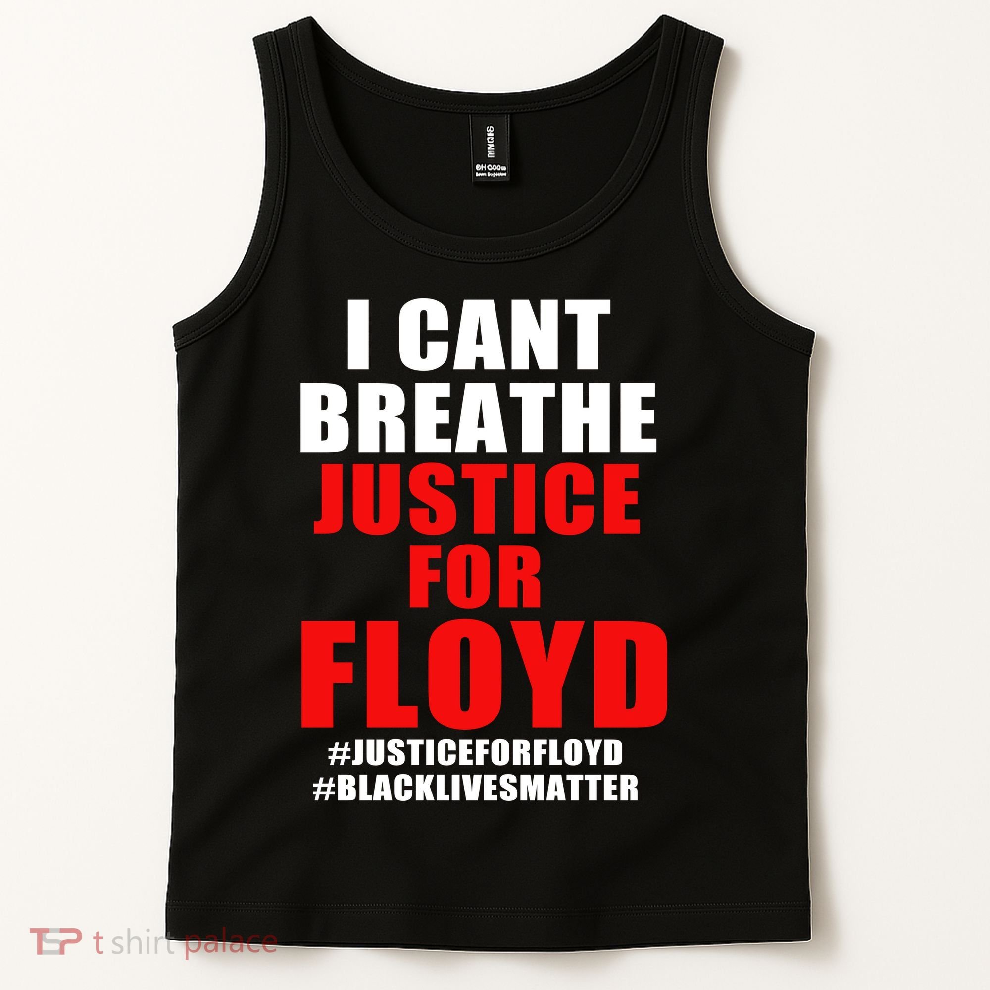 I Can't Breathe Justice For Floyd Tank Top
