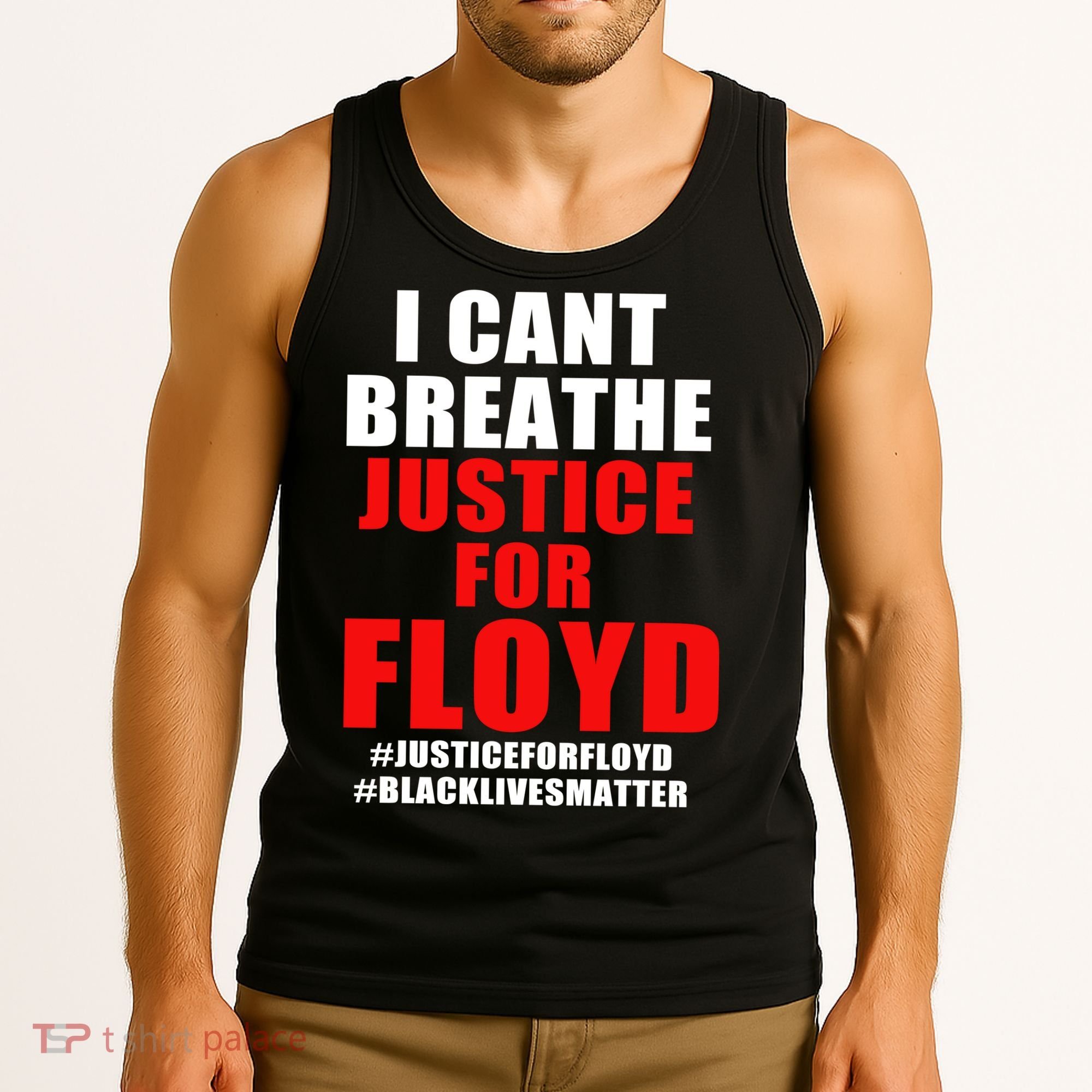 I Can't Breathe Justice For Floyd Tank Top