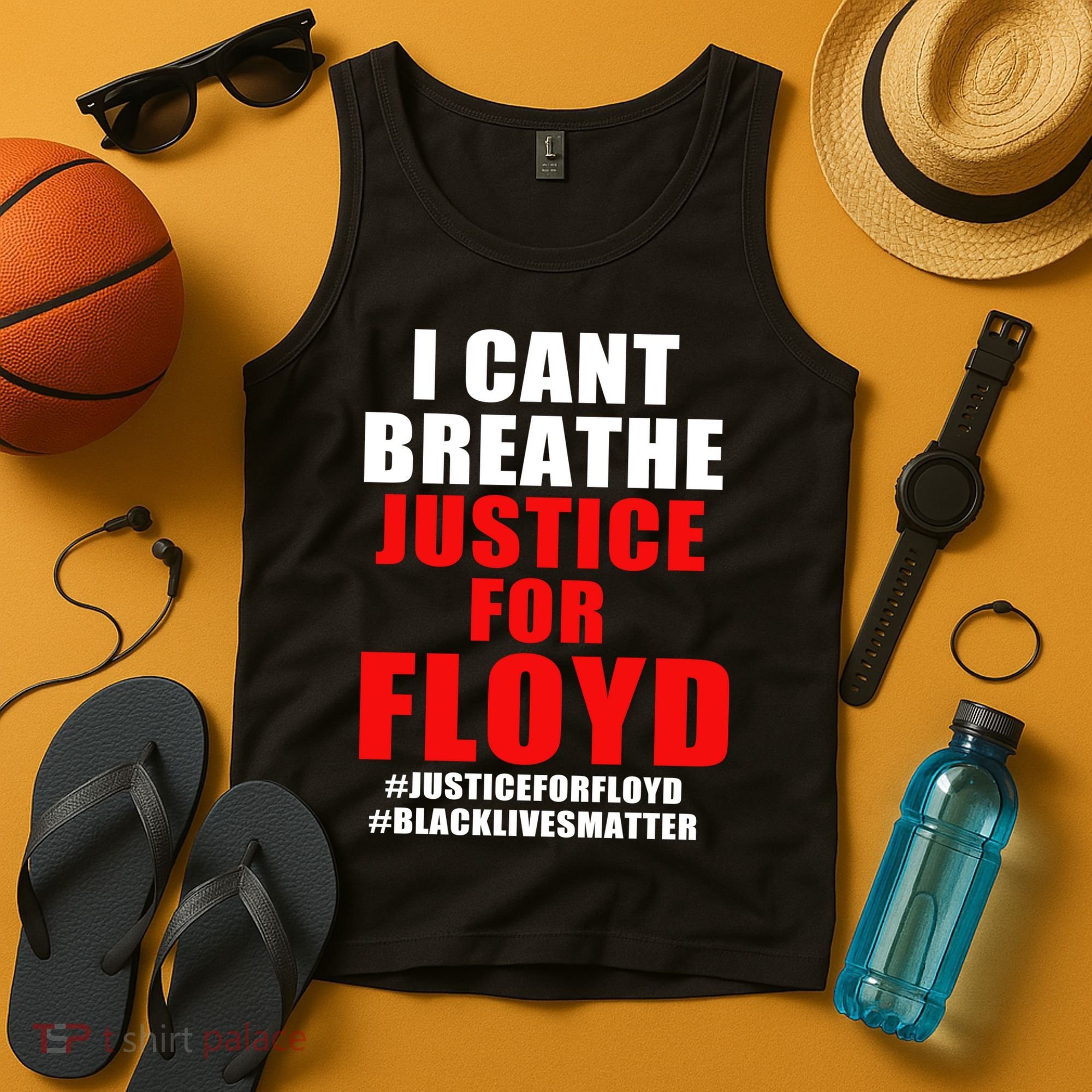 I Can't Breathe Justice For Floyd Tank Top