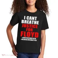 I Can't Breathe Justice For Floyd Kids T-Shirt thumb 2