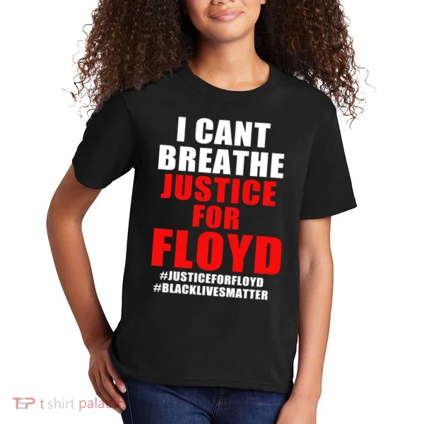 I Can't Breathe Justice For Floyd Kids T-Shirt