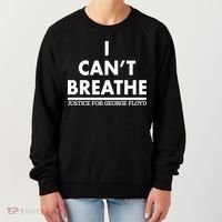 I Can't Breathe Justice For George Floyd Support BLM Women's Sweatshirt thumb 0