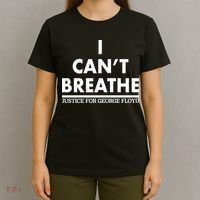 I Can't Breathe Justice For George Floyd Support BLM T-Shirt thumb 4