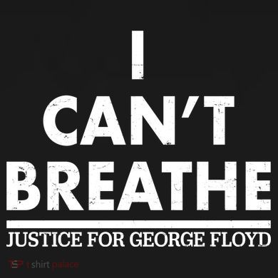 I Can't Breathe Justice For George Floyd Support BLM Women's Perfect Tri Tunic Long Sleeve Shirt