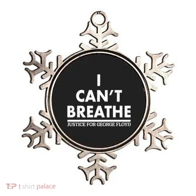 I Can't Breathe Justice For George Floyd Support BLM Ornament