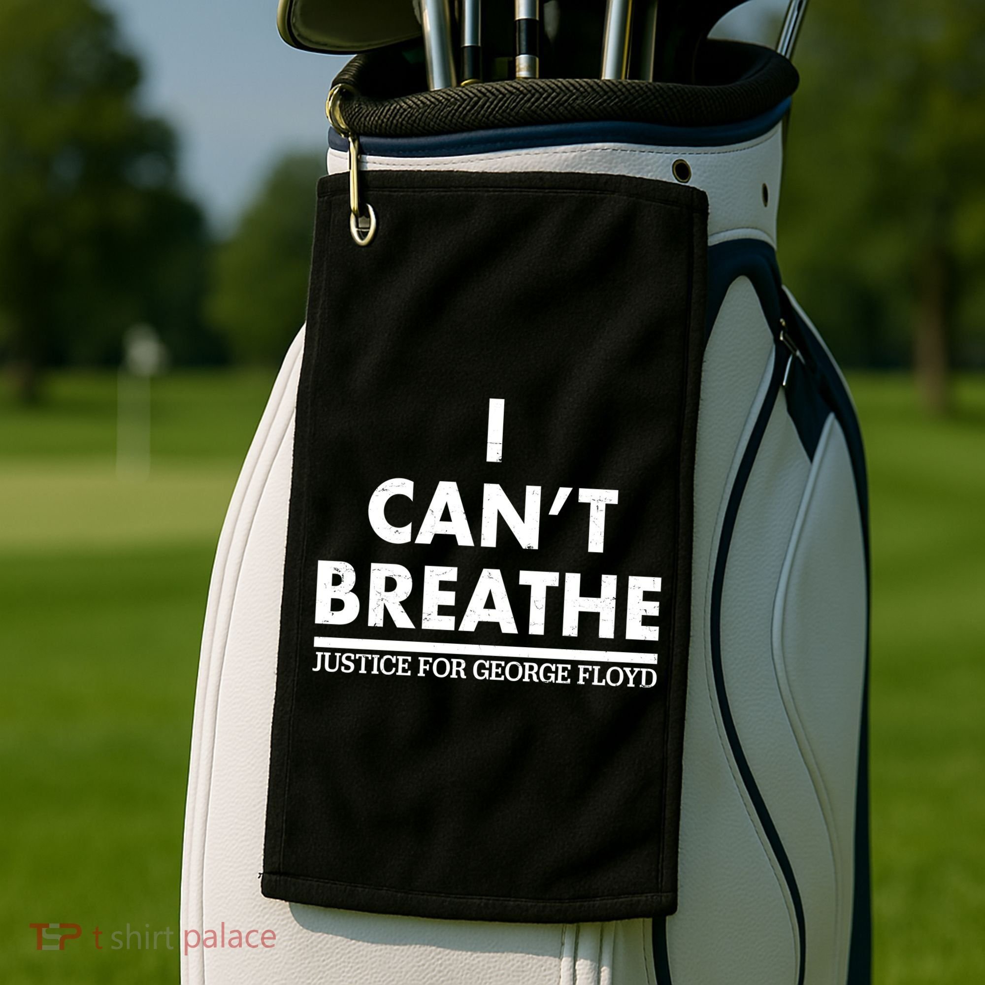 I Can't Breathe Justice For George Floyd Support BLM Golf Towel