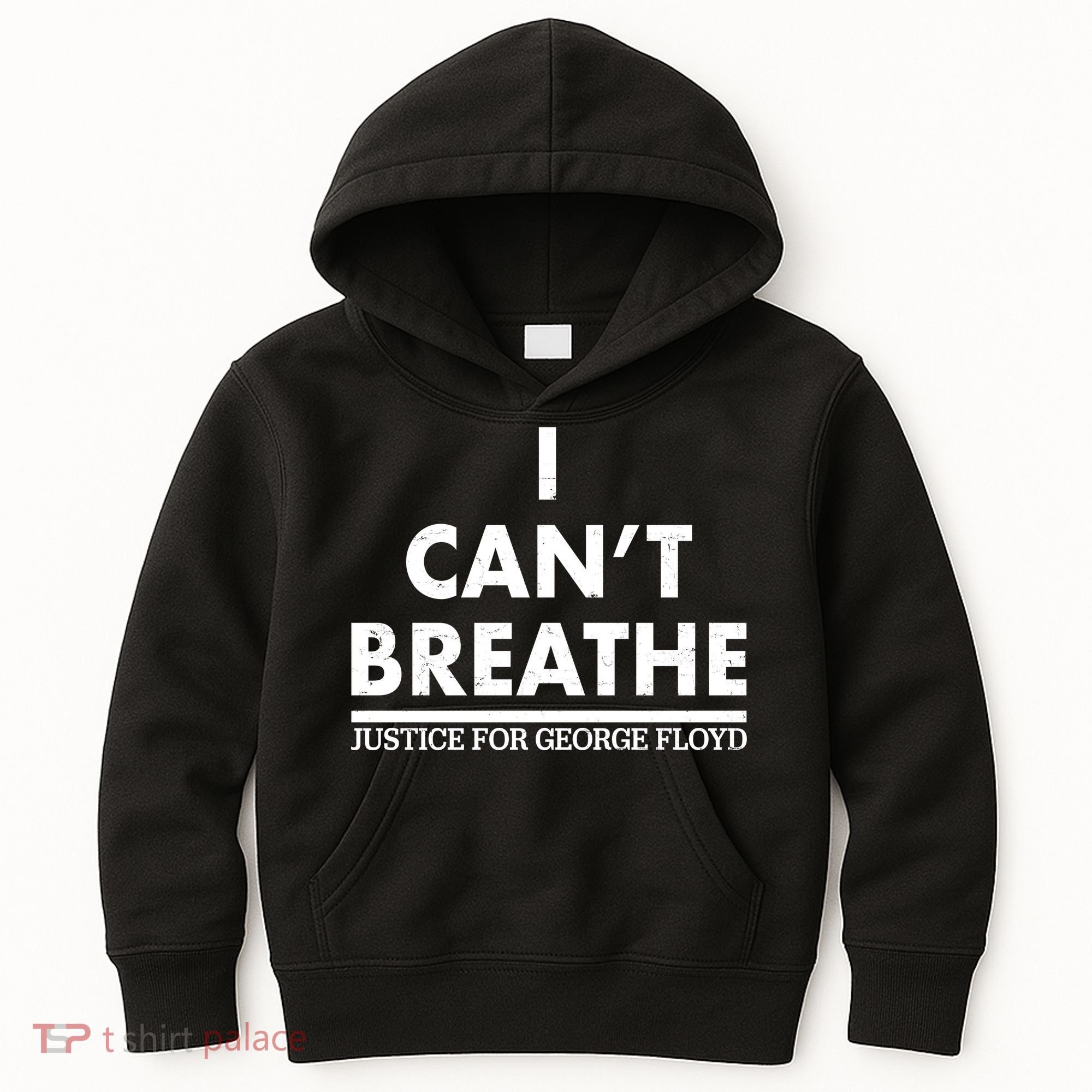 I Can't Breathe Justice For George Floyd Support BLM Kids Hoodie