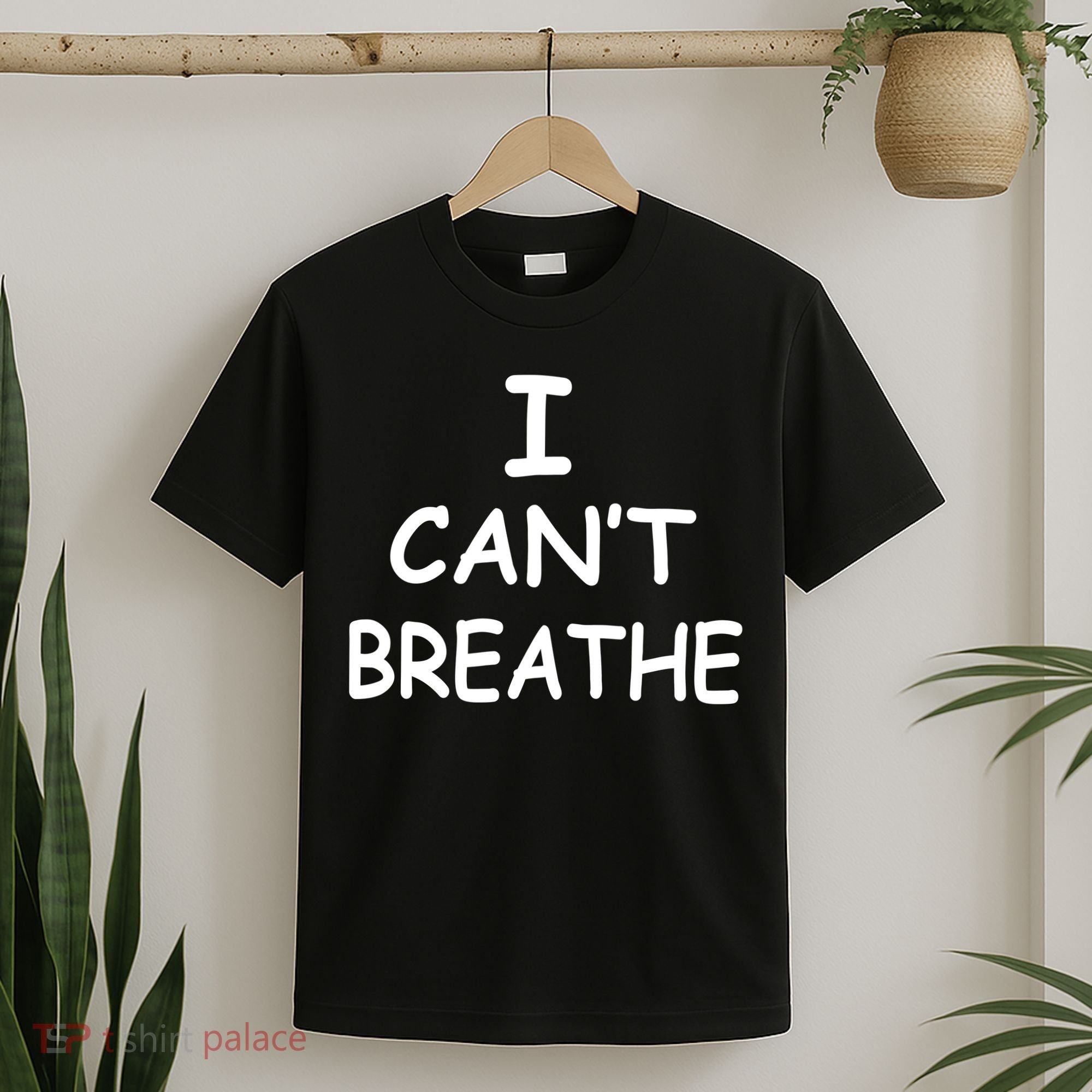 I Can't Breathe Protest Black Lives Matter Message T-Shirt