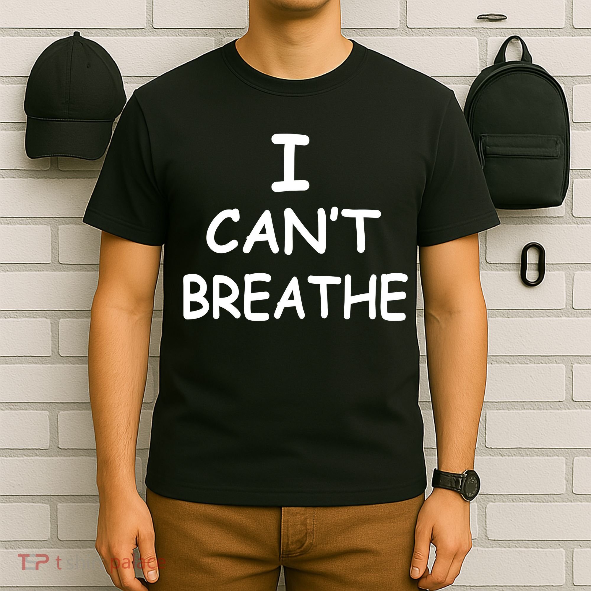I Can't Breathe Protest Black Lives Matter Message T-Shirt