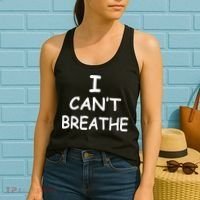 I Can't Breathe Protest Black Lives Matter Message Women's Tank Top thumb 2