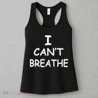 I Can't Breathe Protest Black Lives Matter Message Women's Tank Top thumb 3
