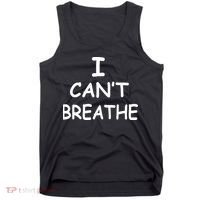 I Can't Breathe Protest Black Lives Matter Message Tank Top thumb 0