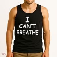 I Can't Breathe Protest Black Lives Matter Message Tank Top thumb 3