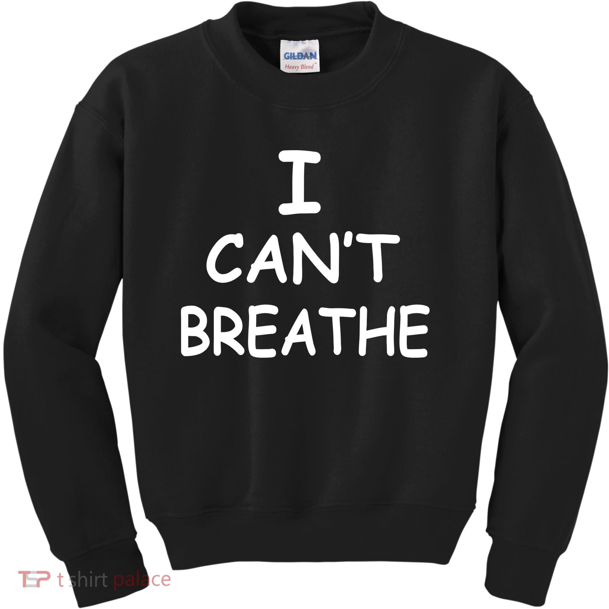 I Can't Breathe Protest Black Lives Matter Message Kids Sweatshirt