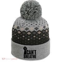 I Can't Breathe Protest Fist George Floyd The Baniff Cuffed Pom Beanie thumb 0