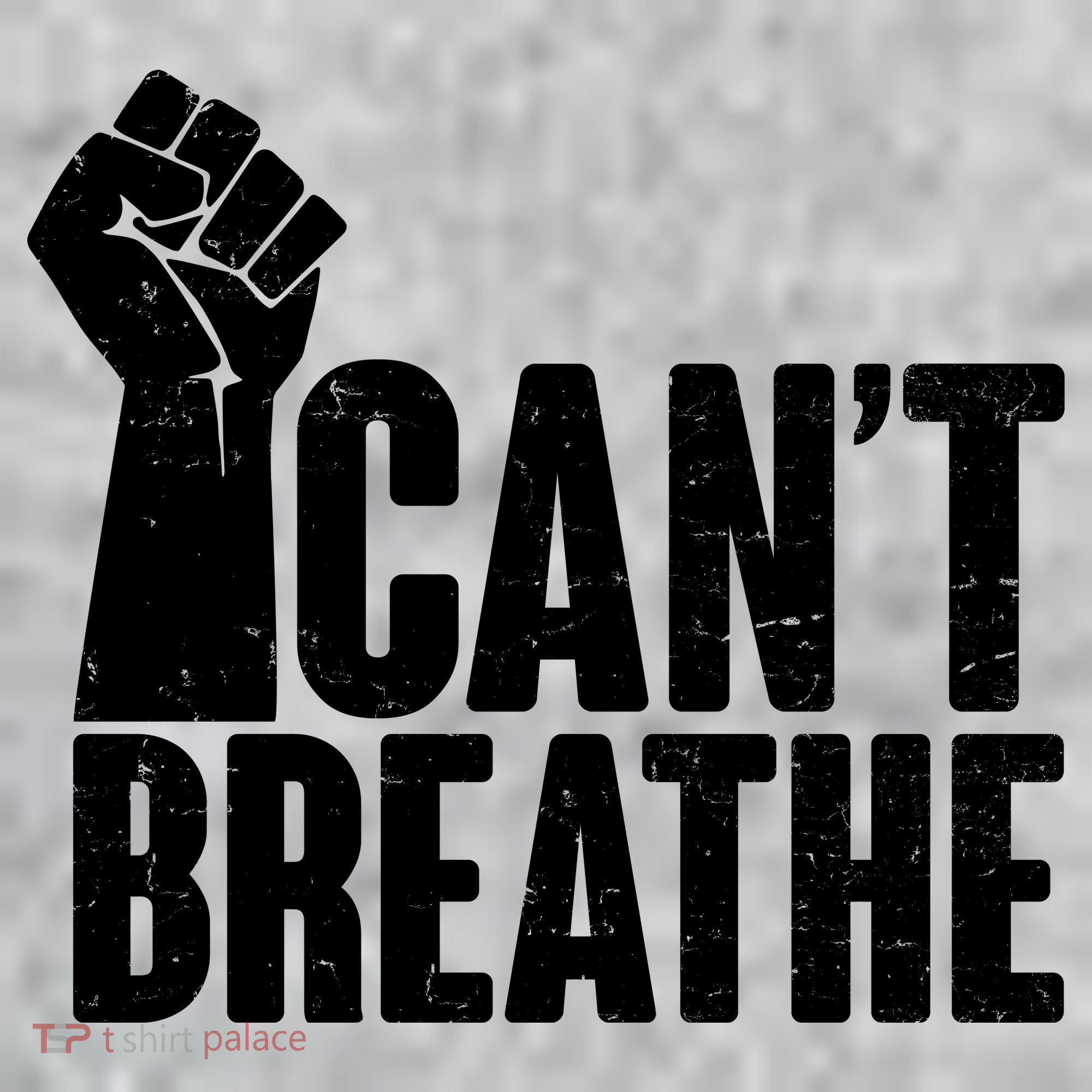 I Can't Breathe Protest Fist George Floyd The Baniff Cuffed Pom Beanie