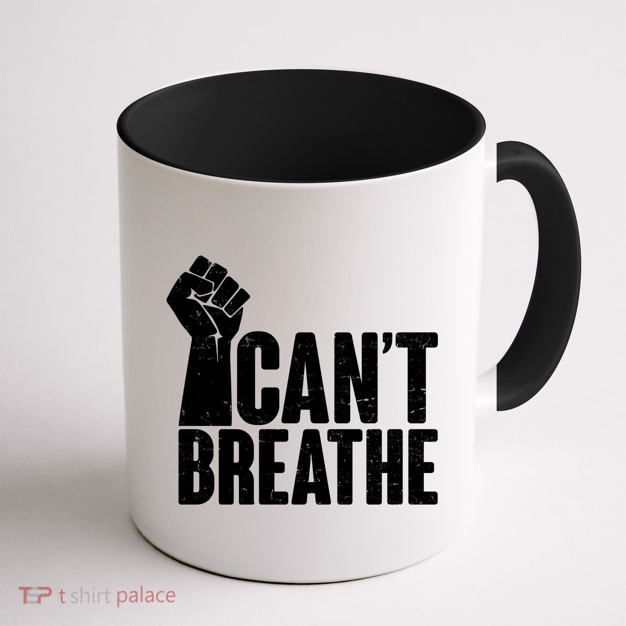 I Can't Breathe Protest Fist George Floyd Coffee Mug