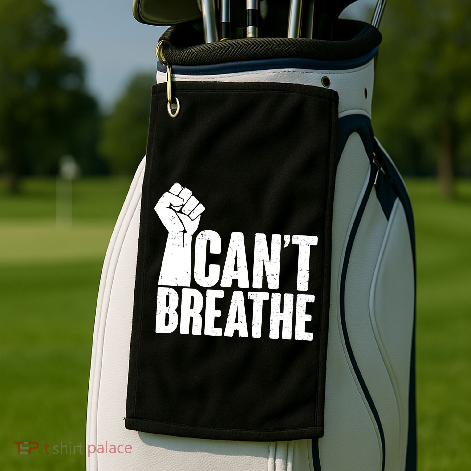 I Can't Breathe Protest Fist George Floyd Golf Towel