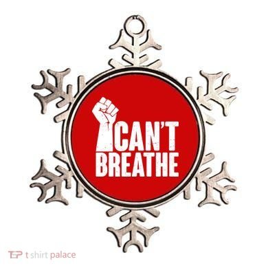 I Can't Breathe Protest Fist George Floyd Ornament