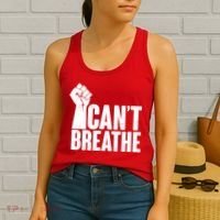 I Can't Breathe Protest Fist George Floyd Women's Tank Top thumb 2