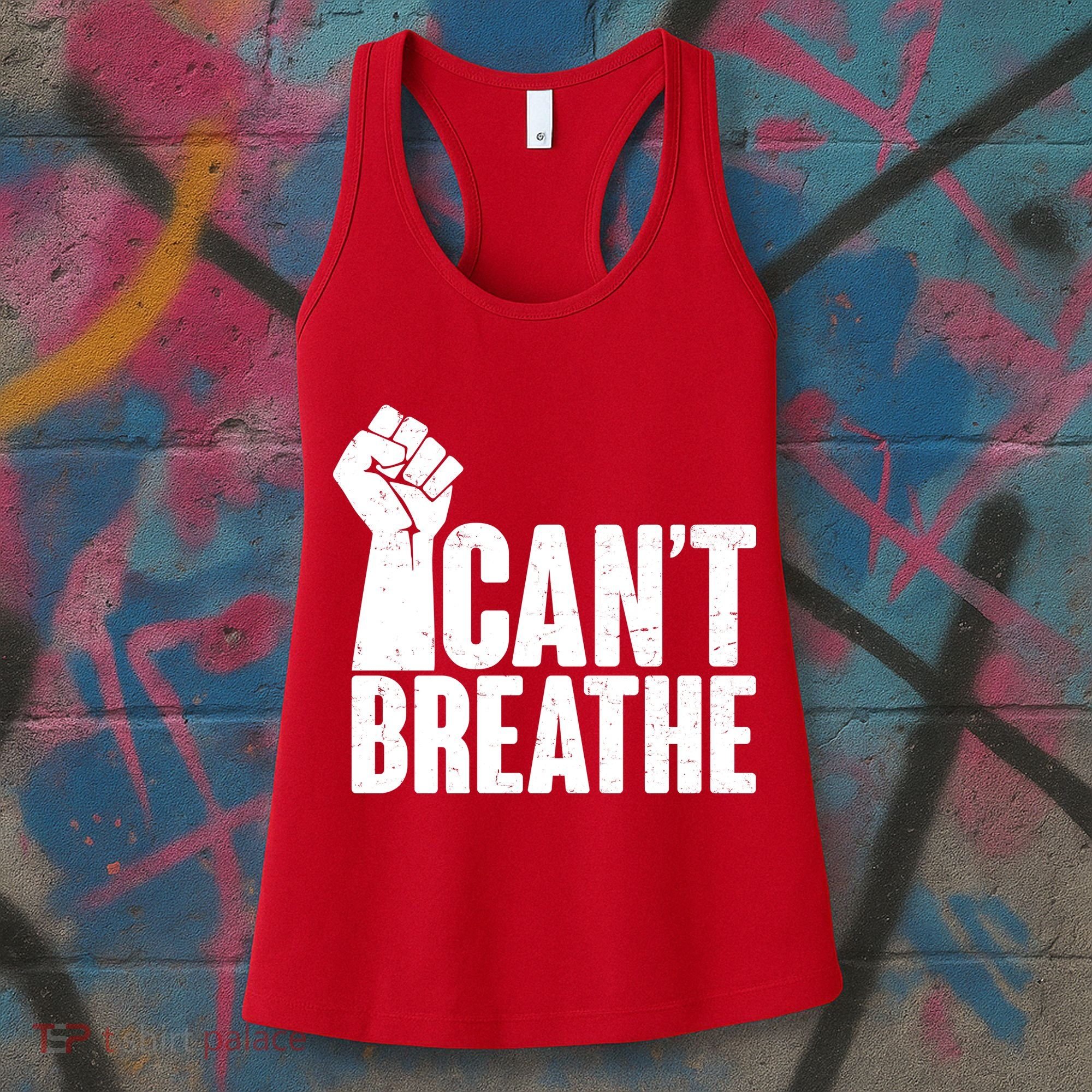 I Can't Breathe Protest Fist George Floyd Women's Tank Top