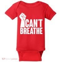 I Can't Breathe Protest Fist George Floyd Baby Bodysuit thumb 0