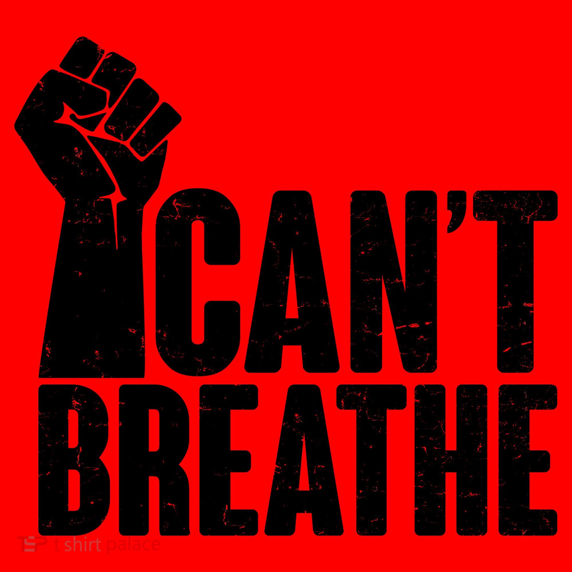 I Can't Breathe Protest Fist George Floyd Santa Hat